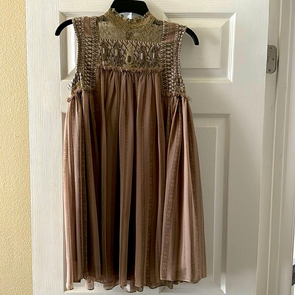 Free People Penny Georgette Babylon Dress